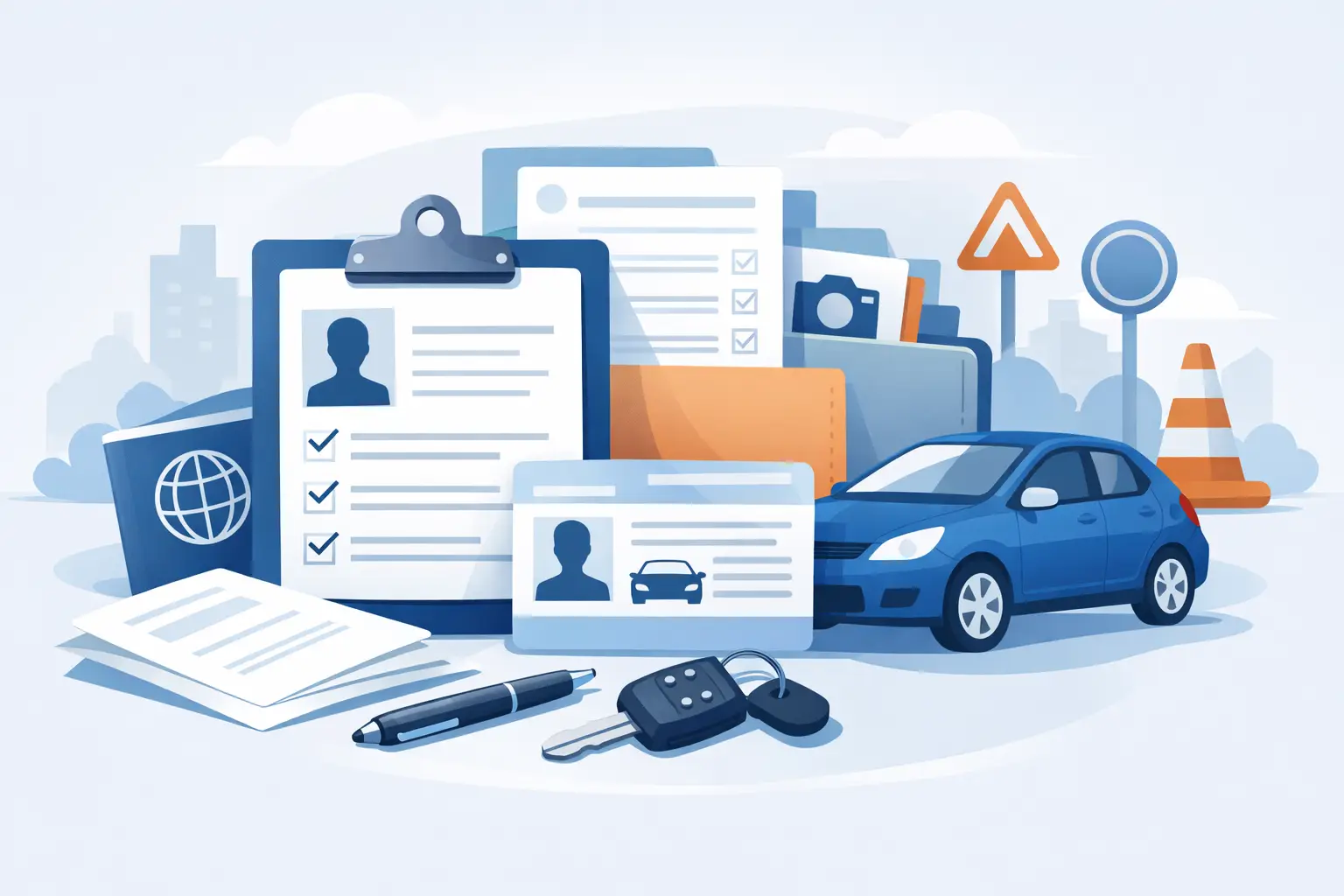 Welche Unterlagen für Führerschein-Anmeldung?