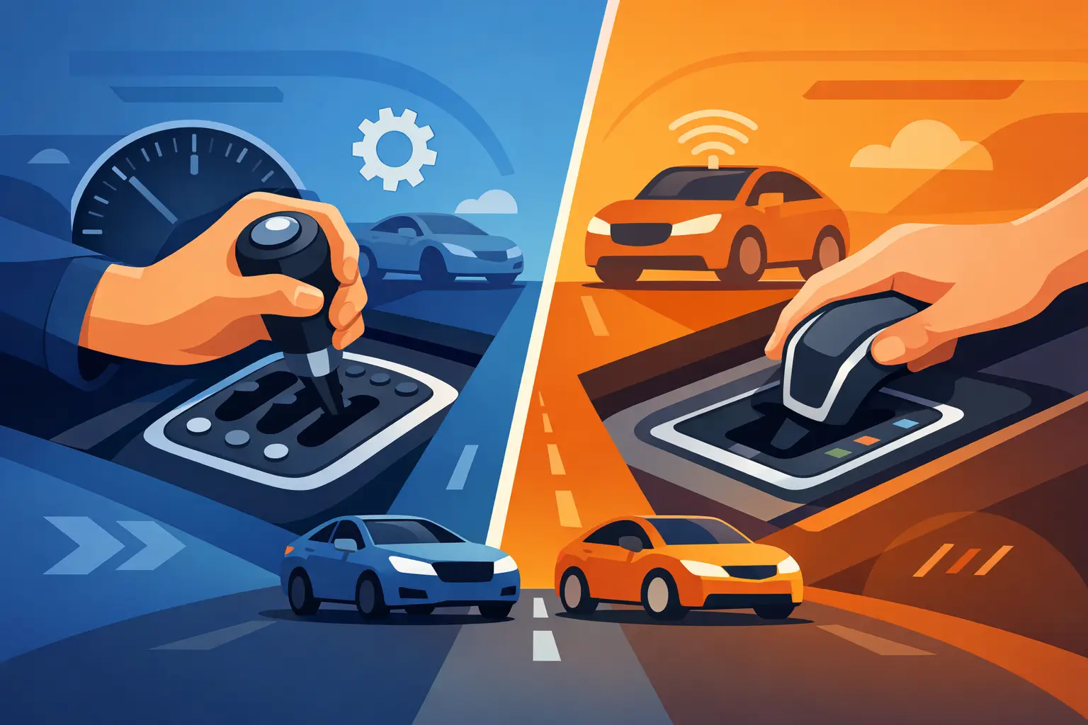 Schaltwagen oder Automatik Führerschein?