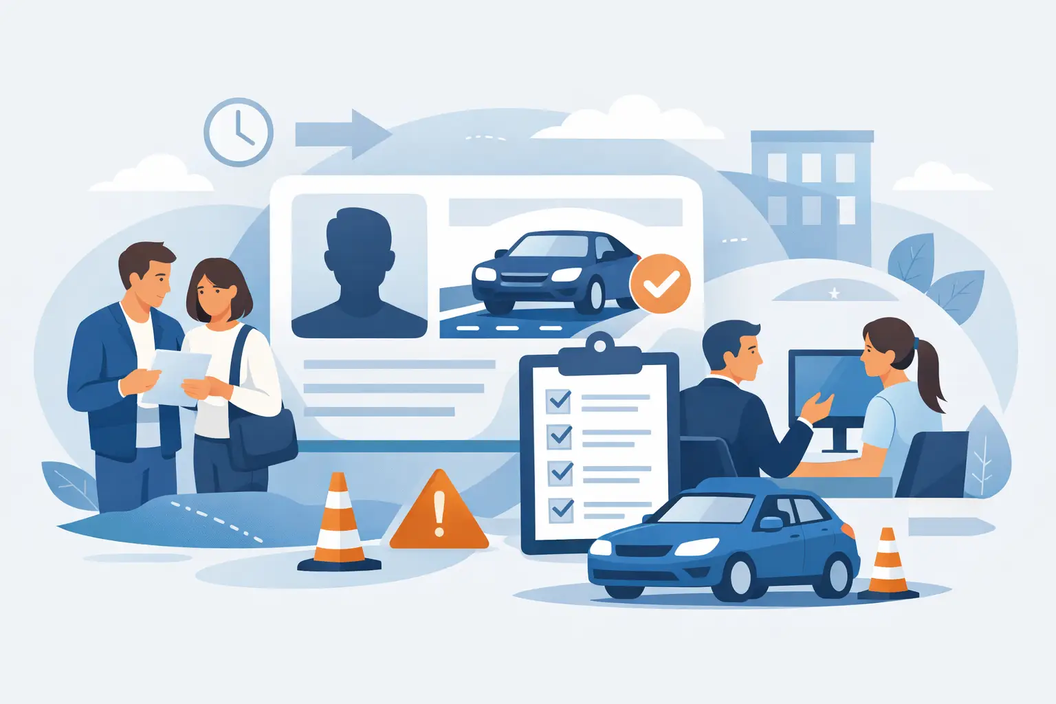 Wie läuft die Führerscheinanmeldung ab?