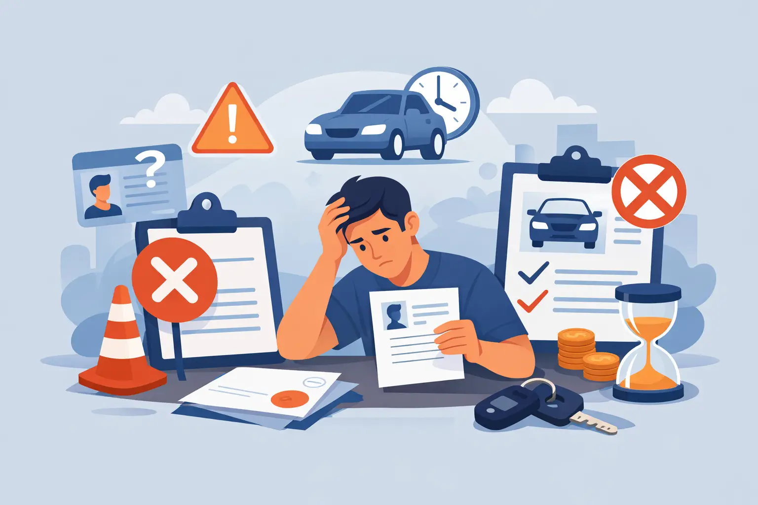5 Fehler bei der Führerscheinanmeldung