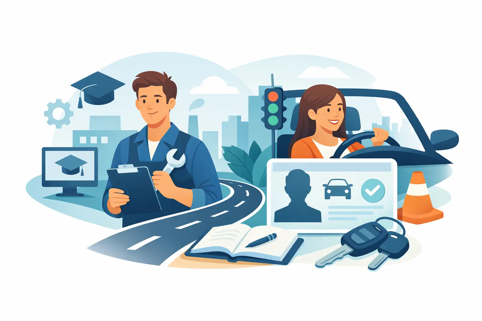 Führerschein mit Berufsausbildung vereinbaren