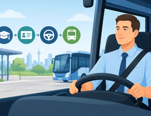 Umschulung zum Busfahrer: Voraussetzungen und Ablauf