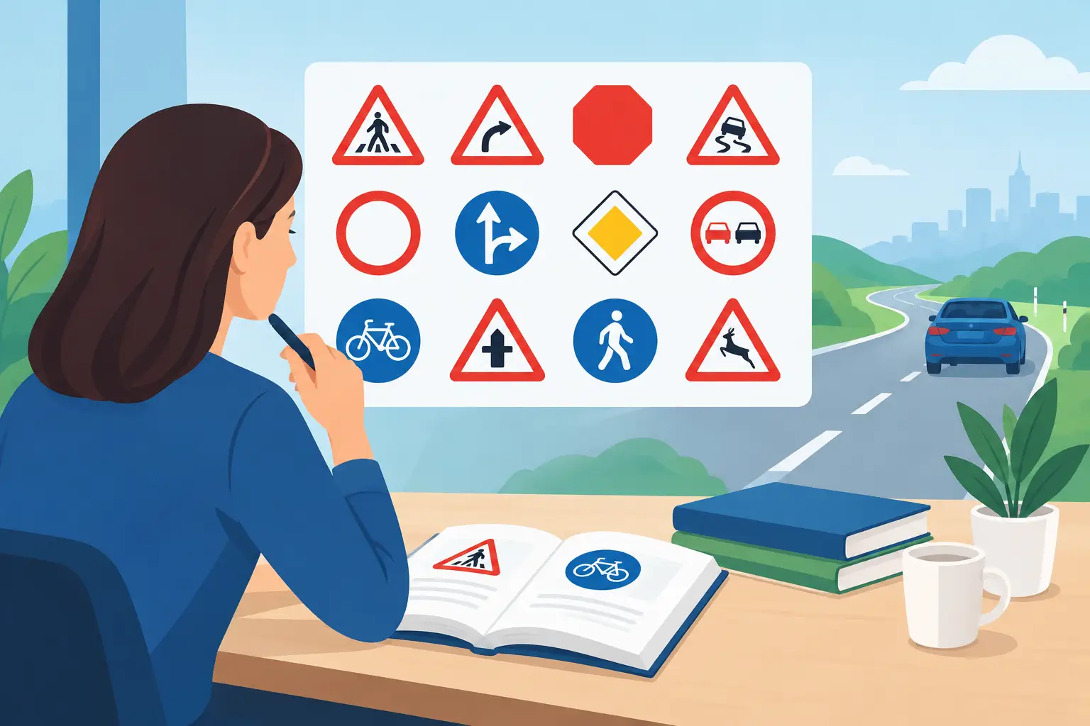 Verkehrszeichen schneller lernen: Leitfaden